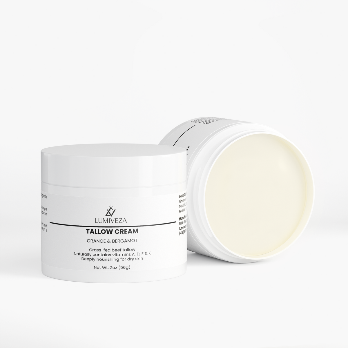 Tallow Cream – Orange & Bergamot Nourishing Body & Face Cream