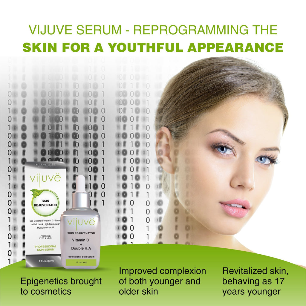 Vijuve Vitamin C Face Serum with Double Hyaluronic Acid and Collagen