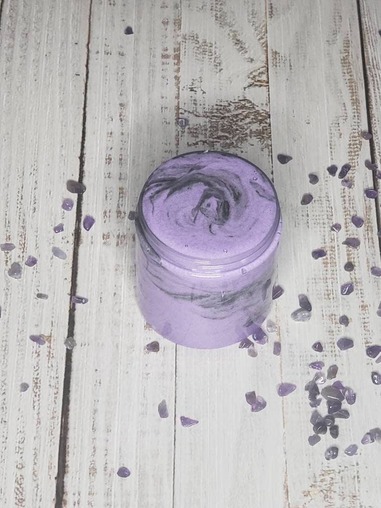 JAZ Body Essentials Black Amethyst Whipped Soap with Exfoliant